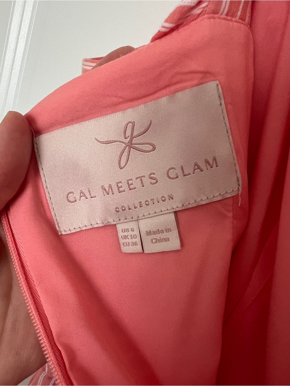 Gal Meets Glam Coral-Pink Dress - Picture 3 of 4